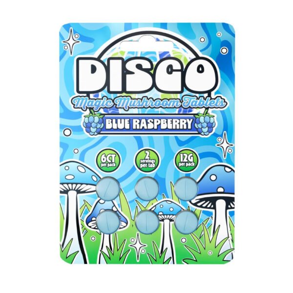 Disco Magic Mushroom Tablets Blue Raspberry