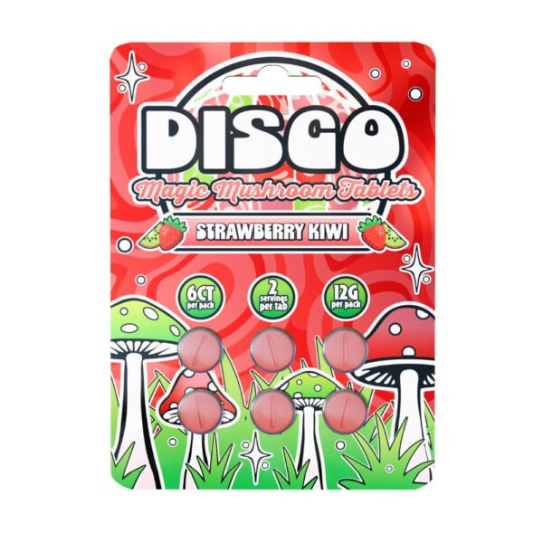 Disco Mushroom Tablets Strawberry Kiwi