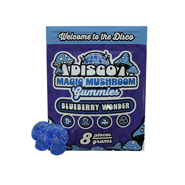 DISCO MAGIC MUSHROOM GUMMIES BLUEBERRY WONDER